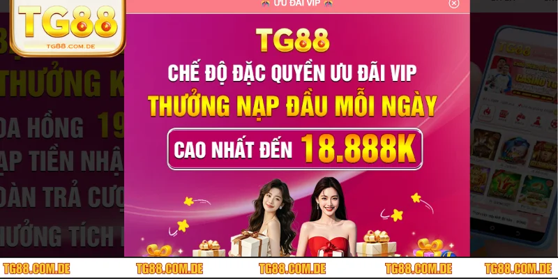 Khuyến mãi TG88 mở ra nhằm mang đến nhiều phần thưởng giá trị